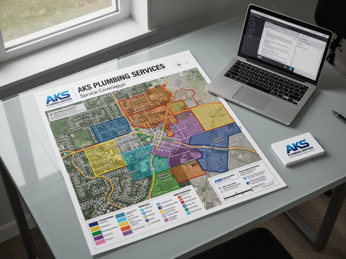 Plumbing Service Areas Map
