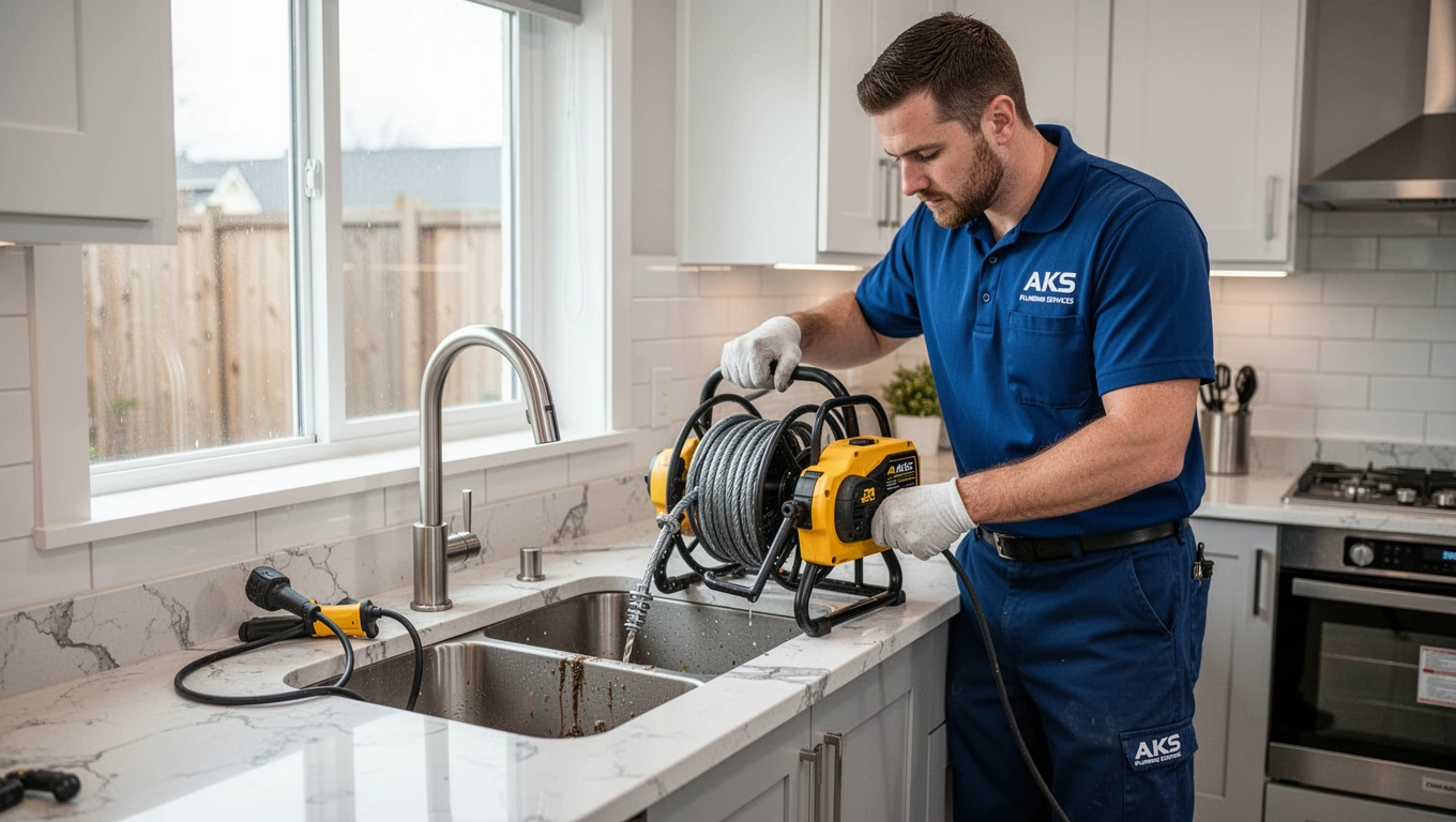 Clogged Kitchen Sink & Drain Clearing